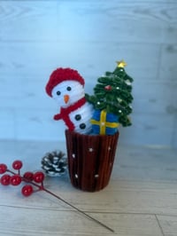 Image 4 of Mini Snowman & Tree Holiday Cup Decoration