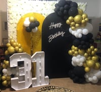 Image 2 of Arch frame with balloon garland starting at $175