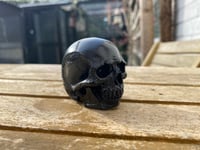 Image 2 of Solid stick top skull 8 ball.