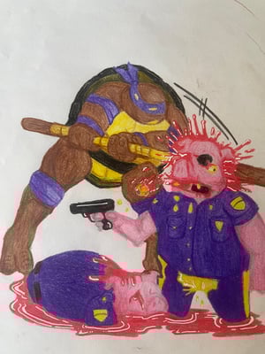 Don ACAB Colored-pencil ORIGINAL Drawing 