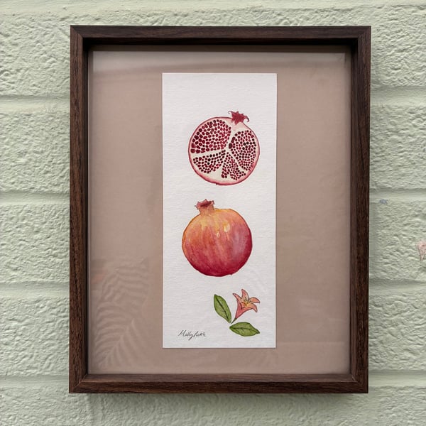 Image of £50 originals - Pomegranate watercolour 
