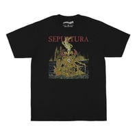 Image 6 of Sepultura Arise Destruction Metal Band Premium T-Shirt – Washed Cotton Unisex Tee