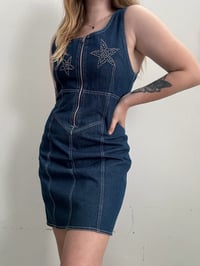 Image 1 of Vintage 90s denim dress // 38