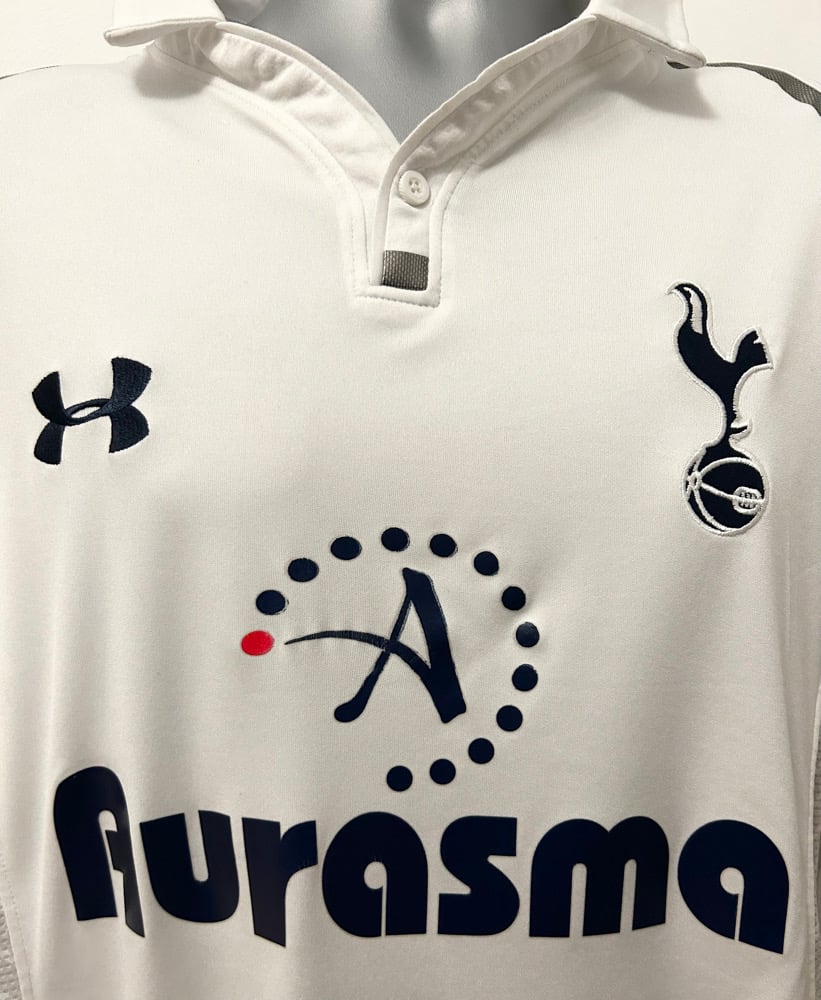 Image of Tottenham Hotspur “BALE 11” 2012/13 Long Sleeve Home Shirt + patches (L)