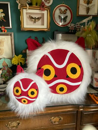 Image 5 of Large Princess Mononoke Mask Plushie - Made To Order.