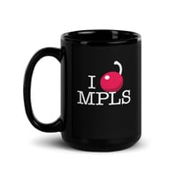 Image 2 of I [CHERRY] MPLS Mug (Black)