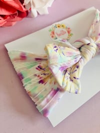 Image 2 of Tie dye cable headwrap 