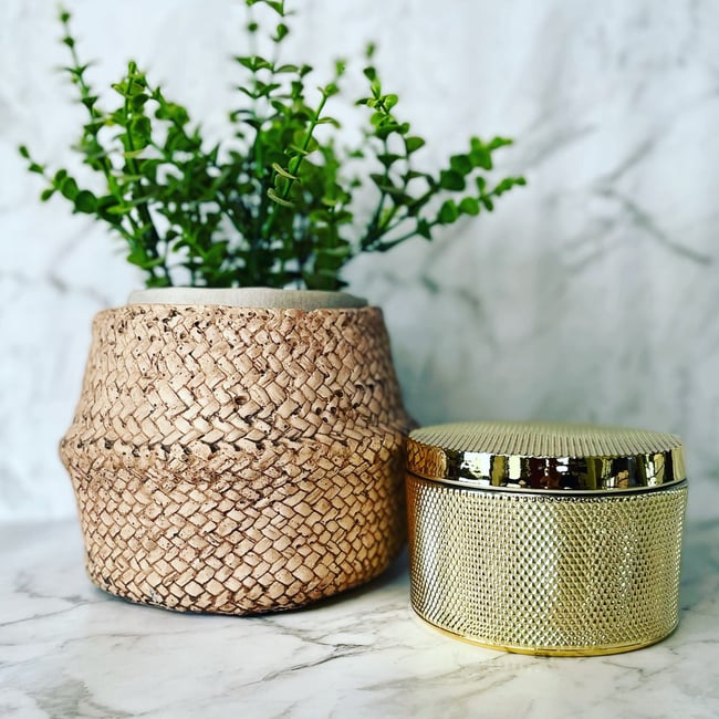 Giorgio Candle 330g - GOLD  **ONLY 4 AVAILABLE**