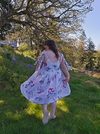 Image 3 of Smurf Tie Tank Dress