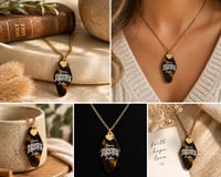 Image 4 of Mini Motel Keychain Necklace. “Love Like Jesus” 