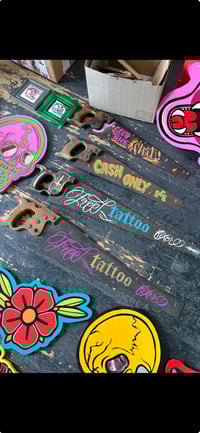 Image 8 of Hand Painted Vintage Saw | Cash Only £££