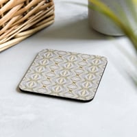Image 1 of Daisy Bud Cork-Back Coaster