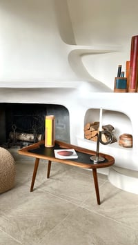 Image 1 of Table basse tripode bois 