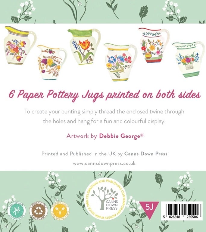 Image of Floral jug bunting