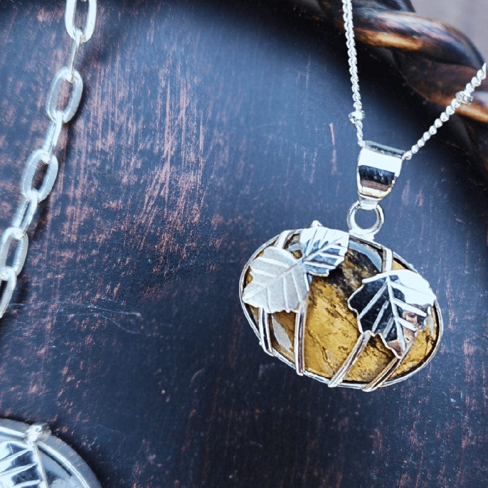 Image of Nellite Sterling Harvest Pumpkin Pendant