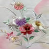 Antique Silk Haori (Pastel Tones & Flowers)