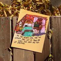 Truly Cozy and Safe (8x10 Art print)