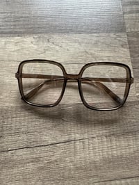 Brown clear frames