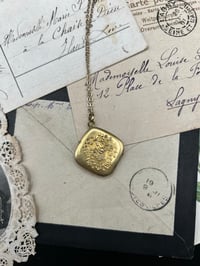 Image 3 of Magnifique pendentif ouvrant, porte-photo, plaqué or, 1910-1920