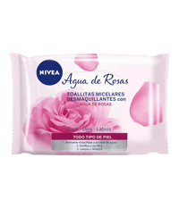 Toallas desmaquilladoras Agua de Rosas 25pc