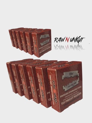 Image of RAW N UNKUT PRECUT RAZOR BLADES