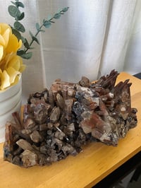 Image 7 of 6lb Rare Hematite Smoky / Rose Quartz Crystal Specimen