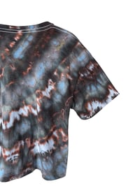 Image 5 of S Crop Tee in Ember Ice Dye #3