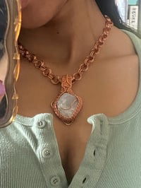 Image 1 of Calcite & Copper Necklace for Marvin
