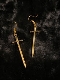Image 2 of Tiny Sword Earrings