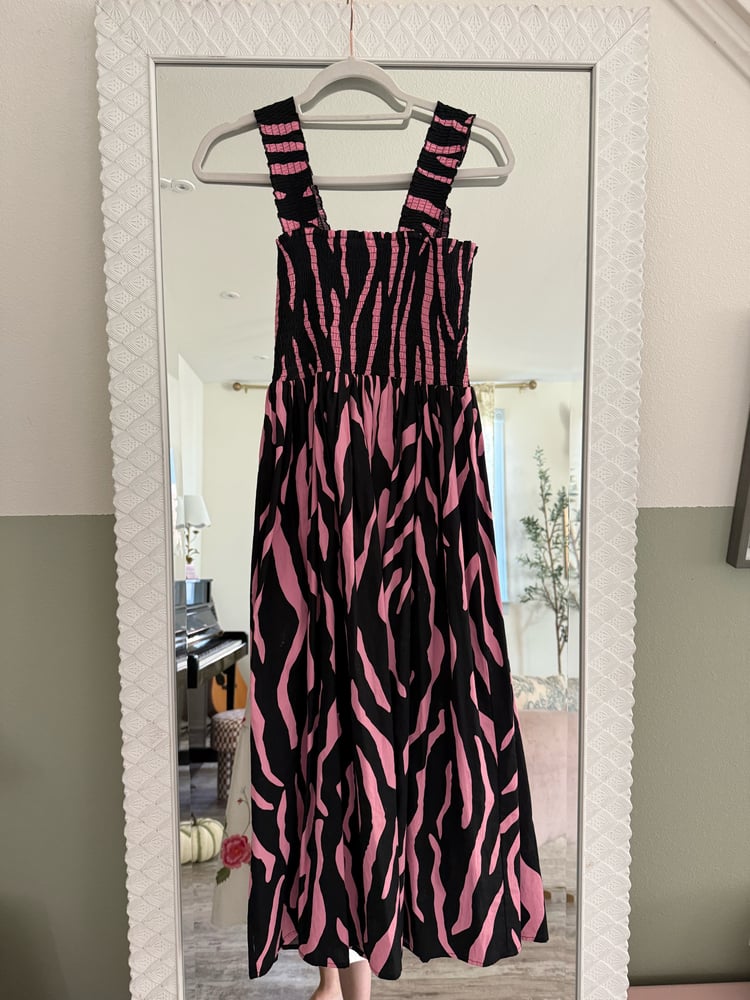 Image of Pink zebra dress 