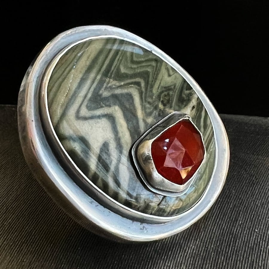 Image of Stacked Stone Ring