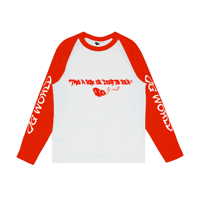 TAKE A RISK RED - LONG SLEEVE T SHIRT