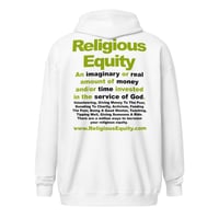 Image 4 of Religious Equity Unisex heavy blend zip hoodie