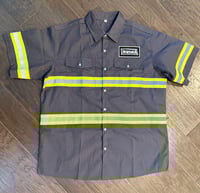 Image 1 of Braeburn Records high vis button up shirt
