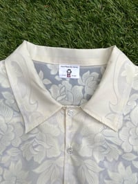 Image 3 of Shear White Rose button up (B)