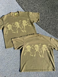Image 1 of Dancing Skeleton Boxy Tee