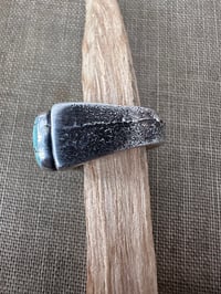 Image 2 of Royston Square Cross Split Ring size 10