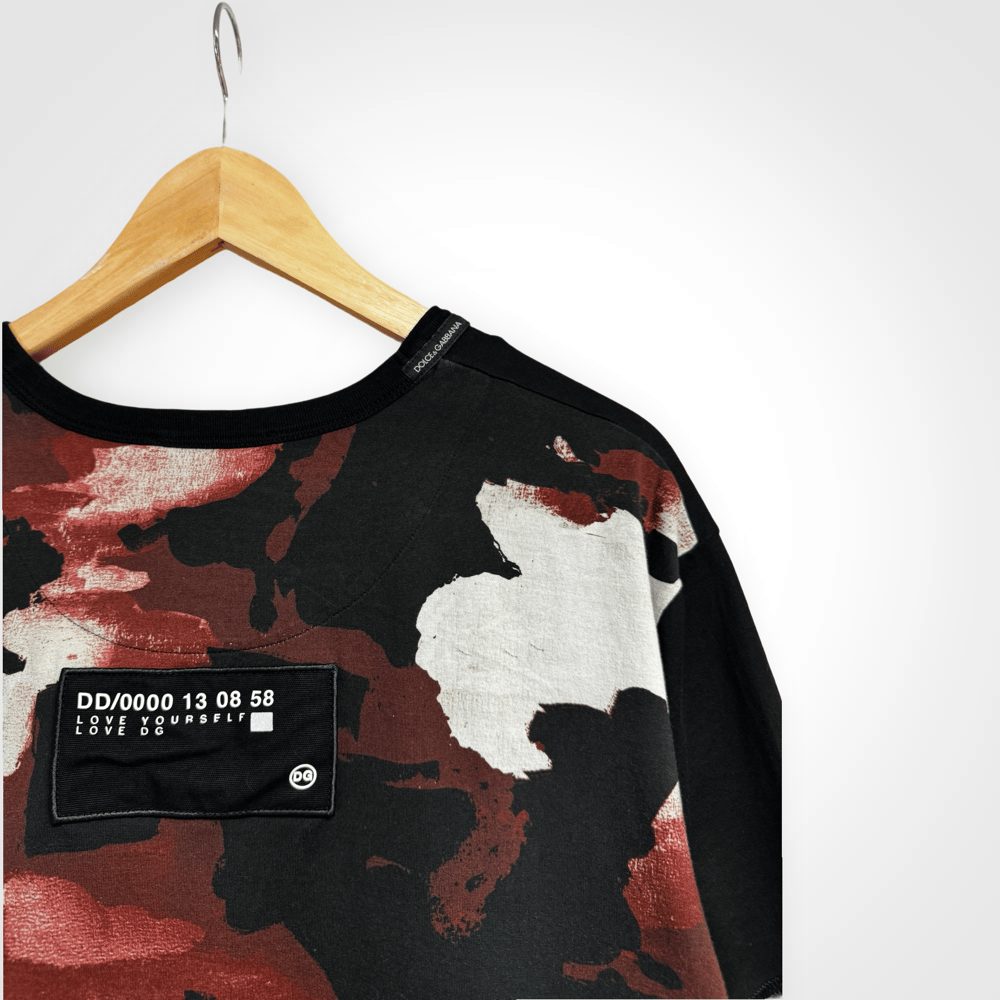Image of Dolce & Gabbana Half Camo Tee