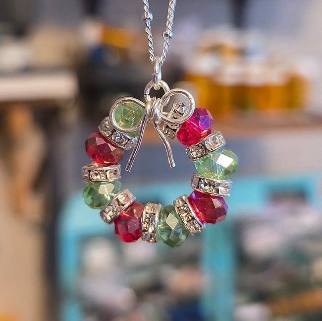 Christmas Wreath Pendant