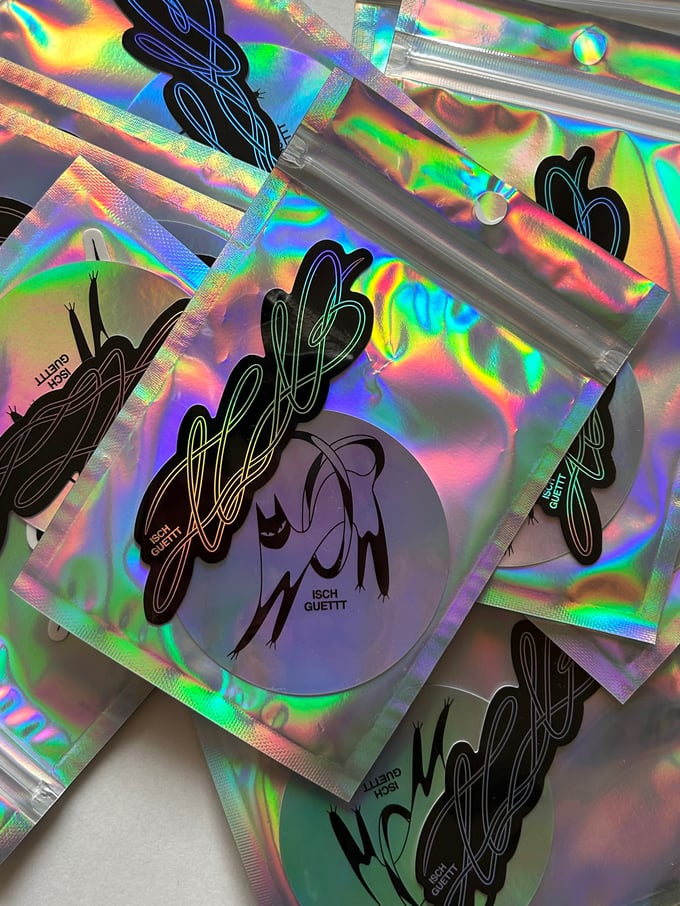 Image of ISCHGUETTT STICKERS HOLOGRAPHIC 