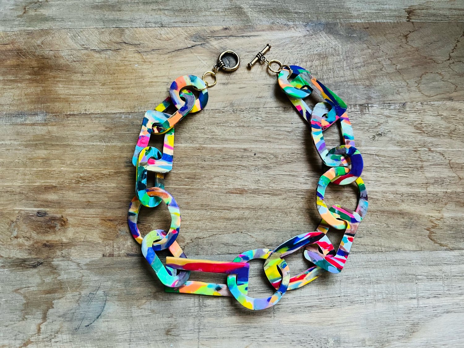 Image of Links Necklace in Multi