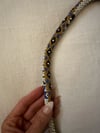 1920 Turkish trench art hand beaded snake wrap around necklace