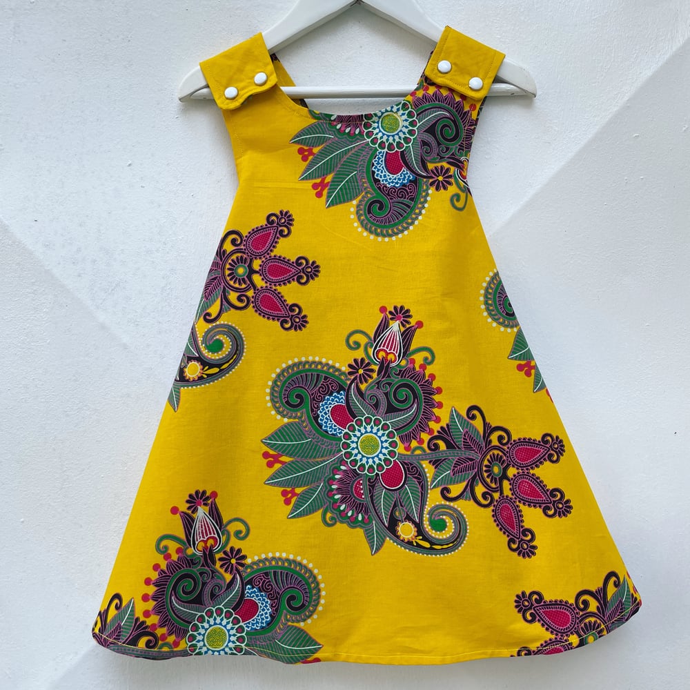 Image of Pinafore Dress in Meringue 