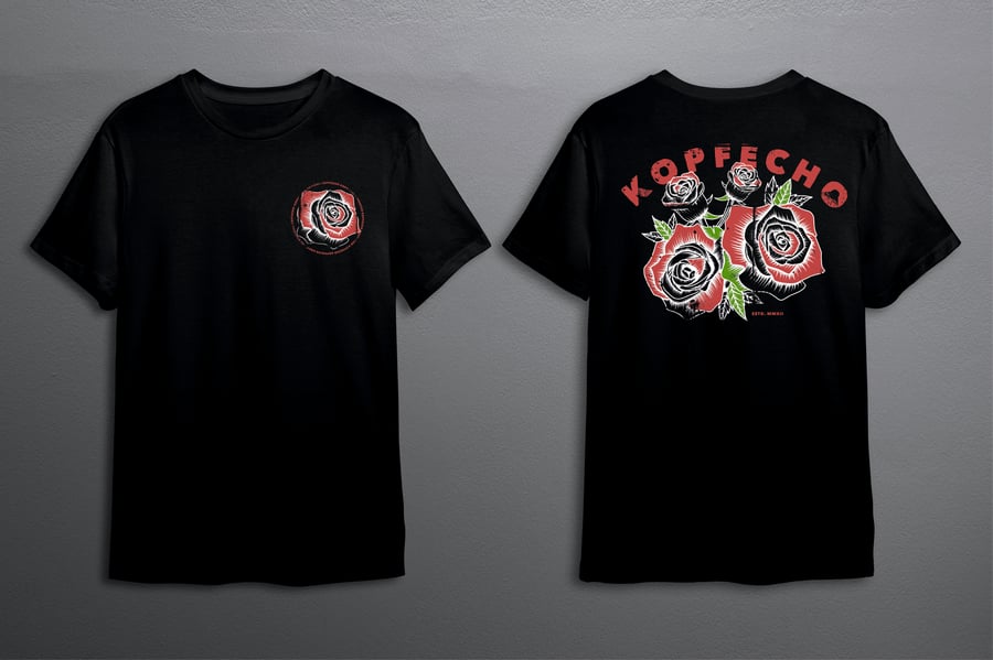 Image of T-Shirt - „Rose“ schwarz