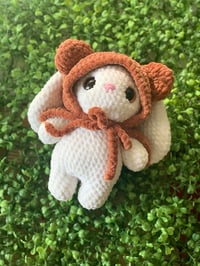 Image 1 of Bunny with Bear Hood