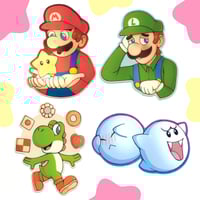 Mushroom Guys Stickers