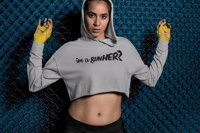 Image 3 of I'm a runHER midriff hoodie
