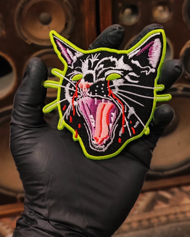 Image of Laser Cat / Green Version / PATCH