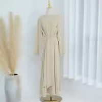 Image 5 of Elegant Noir Tie-Waist Abaya