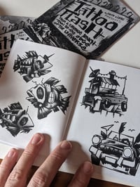 Image 4 of Tattoo Flash From a Strange Beach Town at the Edge of the Universe 